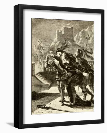 SHAKESPEARE - HAMLET Act-Ferdinand Victor Eugene Delacroix-Framed Giclee Print