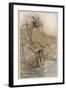 Shakespeare: Hermia-Arthur Rackham-Framed Art Print