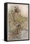 Shakespeare: Hermia-Arthur Rackham-Framed Stretched Canvas