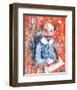 Shakespeare Impasto Protrait-null-Framed Art Print