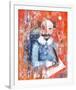 Shakespeare Impasto Protrait-null-Framed Art Print