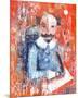 Shakespeare Impasto Protrait-null-Mounted Art Print