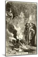 SHAKESPEARE - Macbeth - the three witches-John Gilbert-Mounted Giclee Print