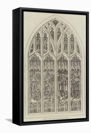 Shakespeare Memorial Window for Stratford-On-Avon Church-null-Framed Stretched Canvas