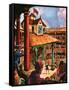 Shakespeare Performing at the Globe Theatre-Peter Jackson-Framed Stretched Canvas