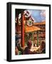 Shakespeare Performing at the Globe Theatre-Peter Jackson-Framed Premium Giclee Print