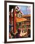 Shakespeare Performing at the Globe Theatre-Peter Jackson-Framed Giclee Print