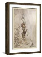 Shakespeare: Puck, 1908-Arthur Rackham-Framed Art Print