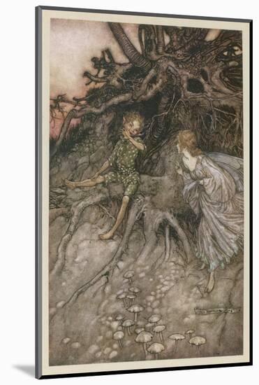 Shakespeare, Puck, Fairy-Arthur Rackham-Mounted Photographic Print