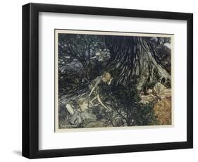 Shakespeare, Puck-Arthur Rackham-Framed Art Print