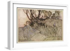 Shakespeare: Puck-Arthur Rackham-Framed Art Print