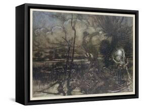 Shakespeare, Puck-Arthur Rackham-Framed Stretched Canvas