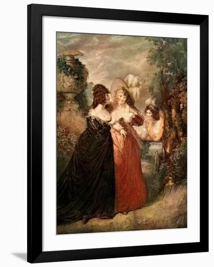 Shakespeare's comedy 'Much Ado-Rev. Matthew William Peters-Framed Giclee Print