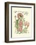 Shakespeare's Garden V (Peony)-Walter Crane-Framed Art Print