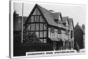 Shakespeare's House, Stratford-On-Avon, Warwickshire, C1920S-null-Stretched Canvas