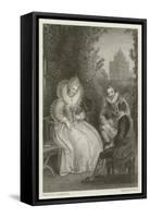 Shakespeare's Interview with Queen Elizabeth-Thomas Stothard-Framed Stretched Canvas