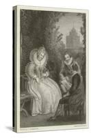 Shakespeare's Interview with Queen Elizabeth-Thomas Stothard-Stretched Canvas