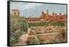 Shakespeare's Knott Garden and New Place, Stratford-Upon-Avon-Alfred Robert Quinton-Framed Stretched Canvas