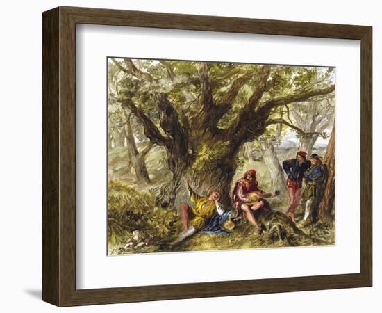 Shakespeare 's play As-John Gilbert-Framed Giclee Print