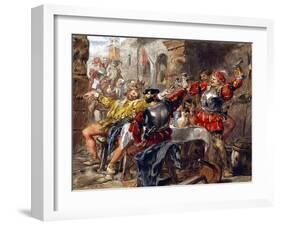 Shakespeare 's play Othello-John Gilbert-Framed Giclee Print