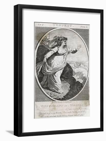 Shakespeare: Tempest-null-Framed Art Print