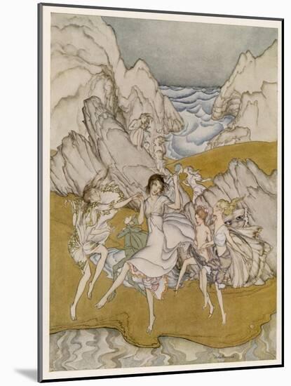 Shakespeare, the Tempest-Arthur Rackham-Mounted Art Print