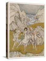 Shakespeare, the Tempest-Arthur Rackham-Stretched Canvas