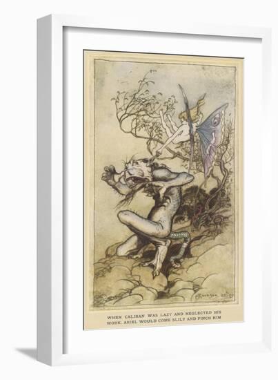 Shakespeare, the Tempest-Arthur Rackham-Framed Art Print