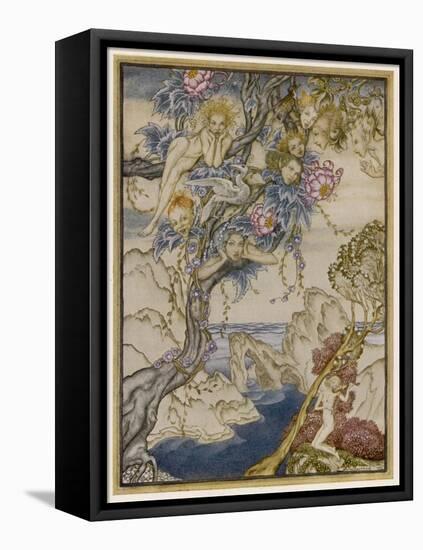 Shakespeare, the Tempest-Arthur Rackham-Framed Stretched Canvas