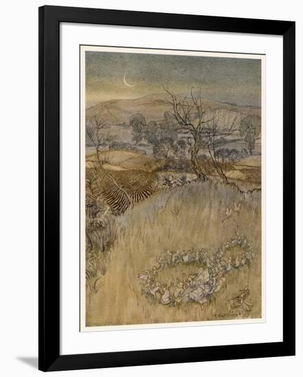 Shakespeare,The Tempest-Arthur Rackham-Framed Art Print