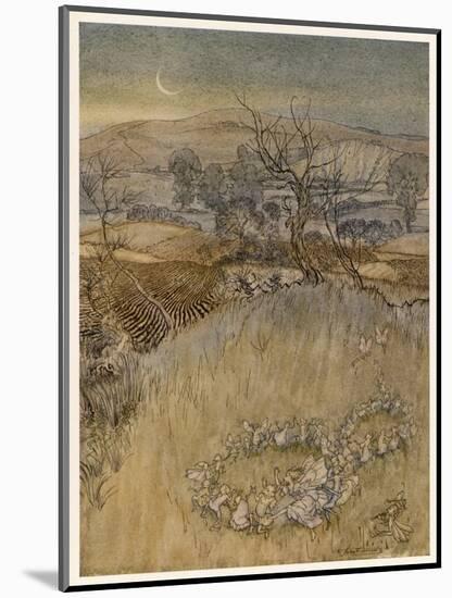 Shakespeare,The Tempest-Arthur Rackham-Mounted Art Print