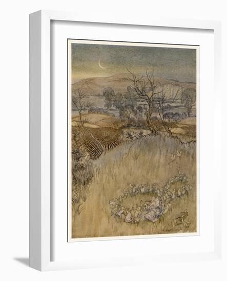 Shakespeare,The Tempest-Arthur Rackham-Framed Art Print