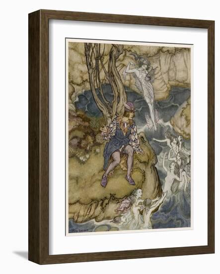 Shakespeare, the Tempest-Arthur Rackham-Framed Art Print