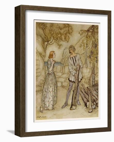 Shakespeare, the Tempest-Arthur Rackham-Framed Art Print