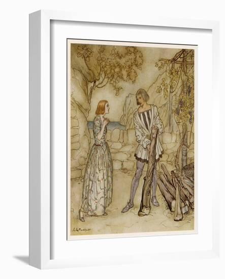 Shakespeare, the Tempest-Arthur Rackham-Framed Art Print