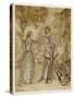 Shakespeare, the Tempest-Arthur Rackham-Stretched Canvas