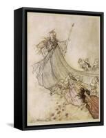 Shakespeare; Titania-Arthur Rackham-Framed Stretched Canvas