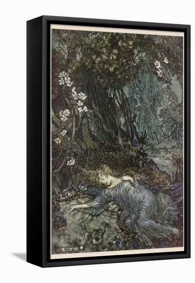 Shakespeare, Titania-Arthur Rackham-Framed Stretched Canvas