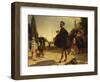 Shakespeare, Twelfth Night Act II Scene V. R. A., 1817-1903-John Calcott Horsley-Framed Giclee Print