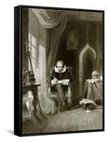 Shakespeare-English-Framed Stretched Canvas