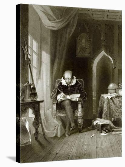 Shakespeare-English-Stretched Canvas