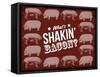 Shakin Bacon-null-Framed Stretched Canvas