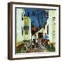 "Shaking Hands after the Fight", May 5, 1951-John Falter-Framed Premium Giclee Print