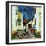 "Shaking Hands after the Fight", May 5, 1951-John Falter-Framed Premium Giclee Print