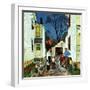 "Shaking Hands after the Fight", May 5, 1951-John Falter-Framed Premium Giclee Print