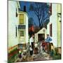 "Shaking Hands after the Fight", May 5, 1951-John Falter-Mounted Premium Giclee Print