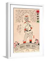 Shakkyo No Shinikyogen-Kobayashi Kiyochika-Framed Premium Giclee Print