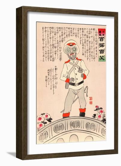 Shakkyo No Shinikyogen-Kobayashi Kiyochika-Framed Giclee Print