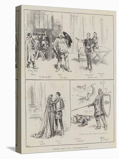 Shakspere's Henry IV, Part I at the Haymarket Theatre-Frederick Pegram-Stretched Canvas