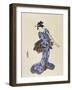 Shakuhachi-Toyokuni-Framed Giclee Print